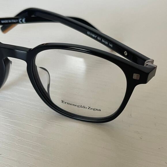 ERMENEGILDO ZEGNA EZ5186-F 001 Black Plastic Eyeglasses Frame - Picture 5 of 9